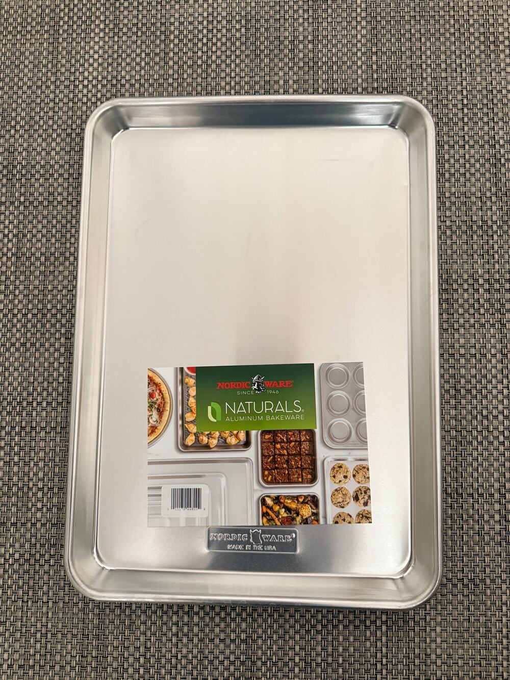 Nordic Ware Naturals® NWT 10.5 x 15 x 1  Aluminum Jelly Roll Pan Oven Safe 500°